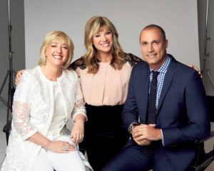 Fashion photographer, Nigel Barker joined the PRAI team in November as its global creative director, pictured with Kangas (left) and HSN Host Amy Morrison.